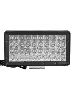 Allextreme 24W LED Fog Lamp 9-85V DC Power 7000 Lm High Brightness Bar Lights External Spotlight with Mounting Bracket Universal Fit for All Cars and Bikes (Cool White, Pack of 1)