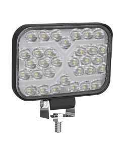 Allextreme 64W LED Fog Lamp 9-85V DC Power 7000 Lm High Brightness Bar Lights External Spotlight with Mounting Bracket Universal Fit for All Cars and Bikes (Yellow/Warm White, Pack of 1)