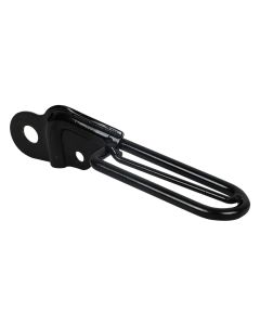 ALLEXTREME TBRE-211 Bike Paddle Type Anti Skid Rear Footrest for Bullet Classic Electra, Standard 350cc & 500cc Motorcycles (Black)