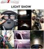 Allextreme EXL5FWS Imported 9 LED Fog Light Spot Beam Waterproof Pod Driving Work Lamp with Switch for Motorcycle Bike Car and SUV (15W, White Light, 2 PCS, 6 Months Warranty)