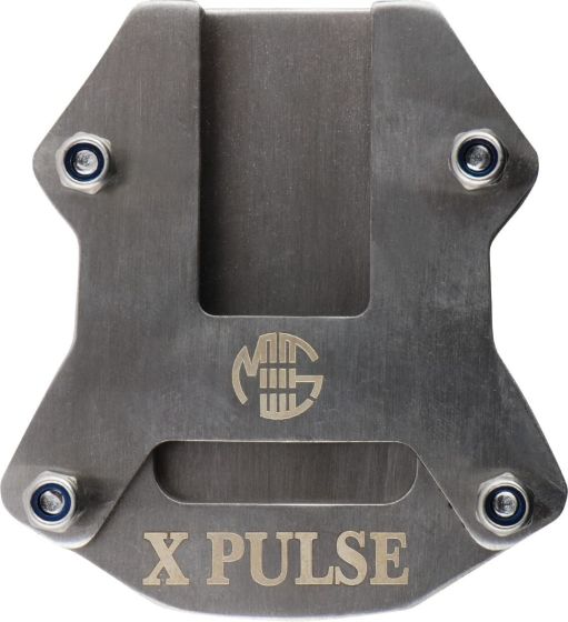 AllExtreme ALL-STD017 Bike Stand Extender Pad CNC Foot Side Kickstand Enlarger Extension Compact Support Plate Compatible with Hero Xpulse