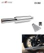 AllExtreme EX002 Empty Silencer Exhaust with Bush Compatible for Royal Enfield BS3 and BS4 Model Bullet 350cc and 500cc (Chrome)