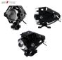 AllExtreme EXU5BW1 U5 CREE LED Fog Light Work Lamp with Hi/Low, Flashing Beam for Cars and Motorcycles (10W, White Light, 1 PC)