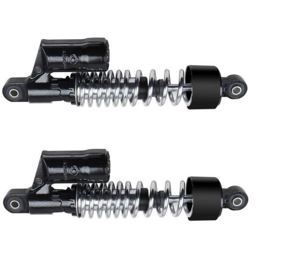 AllExtreme EXRSAS1 Rear Shocker Suspension Spring Adjustable Bike Shock Absorber for Royal Enfield Bullet Motorcycle (Black, 2 Pcs)