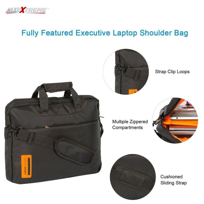 Trava Vegan PU Leather Laptop Messenger Bag for Men Women upto 156 inch  TAN  Trava