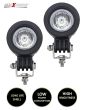 Allextreme 10W Motorcycle Light Mini Tail Cree Auto Led Offroad Lights Fog Lamp for Bicycle Motorcycle Jeep Wrangler Pack of 2