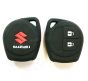 AllExtreme EX2KCMS Silicone Car Key Cover for Swift/Ritz/Dzire/Ertiga/SX4/AStar/WagonR/Celerio & Maruthi Suzuki - Black
