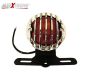 AllExtreme EXTL1CG Heavy Duty Metal Lion Model Front 7 Inch Headlight Grill Cover with Tail Light Royal Enfield Bullet Classic Electra Standard 350cc 500cc