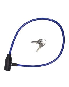 AllExtreme EXMSHL6 Heavy Duty Helmet Lock Anti-Theft Multipurpose Steel Cable Safety Lock with 2 Keys for Bike, Bicycle & Cycle (Color May Vary)