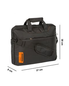 AllExtreme Heavy Duty Nylon 15.6 Inch Black Laptop Bag