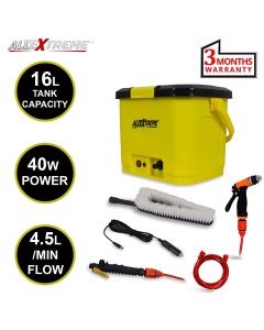 AllExtreme AE-3200 Portable High Pressure Automatic Car/Bike Washer High Quality Water Gun Garden Hose Nozzle Sprayer with Multi Adjustable Pattern Heavy Duty Pistol Convenient Grip Trigger for Showering Dog & Plant Watering Lawn Patio