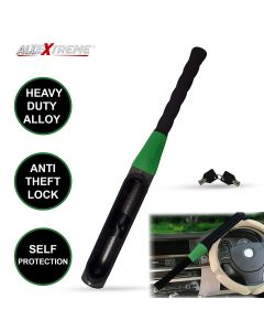 AllExtreme EXCSBLR Heavy Duty Car Steering Wheel Lock Anti-Theft Baseball Security Self Protection Lock with Keys (Random Colour)