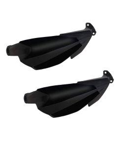 AllExtreme EXHGDB1 Universal Bike Handlebar Handguard Finger Brush Wind Protector Compatible for Duke 125, 200, 250 & 390 Motorcycles (Black)