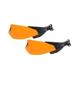 AllExtreme EXHGDO1 Universal Bike Handlebar Handguard Finger Brush Wind Protector Compatible for Duke 125, 200, 250 & 390 Motorcycles (Orange)