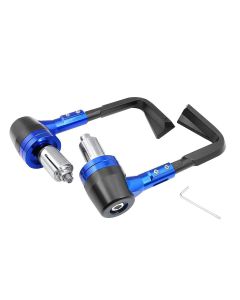 AllExtreme EXBHPCG Universal 7/8" 22mm Motorcycle Handlebar Brake Clutch Levers Hand Protector Guard for Bikes (Blue)