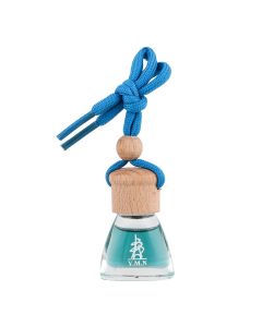 AllExtreme Car Perfume Pendant Hanging Bottle with Perfume Car Air Freshener Diffuser Essential Oil Scent Ornament Fragrance Container (Blue)
