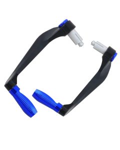 AllExtreme EXUL2BL Universal 7/8" CNC Protector Handlebar Brake Clutch Lever Protection Guard for Motorcycle & Bikes (Blue)