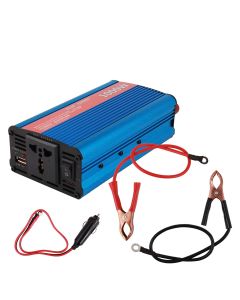 AllExtreme EXPINT01 1000W Portable Power Inverter 1 USB Port Charging DC to AC Output Socket with Cooling Fan for Laptops Smartphones Lights Car Gadgets Camping Equipment Vehicle Electronics