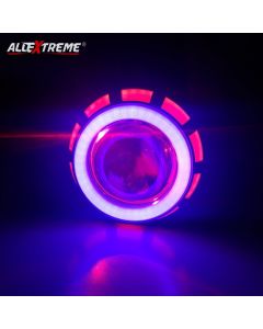 LED Angel's Eye Ring Projector Lamp (Red and White)