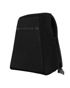 AllExtreme Anti Theft Backpack Water Resistant Oxford Fabric 18 Liters Black Office Laptop Bag