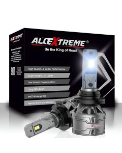 AllExtreme 60 Watt 9005 Car LED Headlight 13,000LM Super Bright Beam 6500K N61 Led Chips Conversion Kit Car Bulb Driving Headlamp Fog Light for SUVs Trucks Sedans