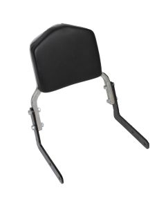 AllExtreme EXBU3BC Motorcycle Heavy Metal Cushion Backrest Passenger Rear Seat Rest Support Compatible for BS3 and BS4 Model Royal Enfield Bullet 350cc and 500cc Support For Royal Enfield Bikes
