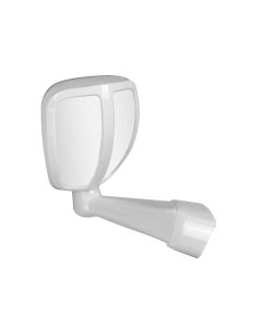 AllExtreme EXWAMW1 Car Bonnet Fender Rear Side Mirror Wide Angle View for Toyota Fortuner and Innova (White)