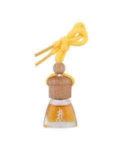 AllExtreme Car Perfume Pendant Air Freshener Essential Oil Scent Hanging Bottle Diffuser Automotive Interior Fragrance Container Ornament (Yellow)