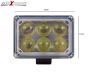 Allextreme EX6FO2P 6 LED Fog Light Bar Waterproof High Beam Off Road Driving Work Lamp for Motorcycle and Cars (18W, White Light, 2 PCS)