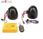 Allextreme EXMPH093 Motorcycle Led Audio Radio Bike Sound System Sd USB Mp3 12V Anti-Theft Alarm System Fm Handlebar Stereo Speaker Multifunction (Black)
