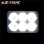 Allextreme EX6FO2P 6 LED Fog Light Bar Waterproof High Beam Off Road Driving Work Lamp for Motorcycle and Cars (18W, White Light, 2 PCS)