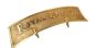 AllExtreme EXFF172 Brass Metal Front Fender Plate Motorcycle Decorative Accessory Sharply Finished Embossed Offers Vintage & Retro Look (‎100 gm)