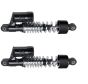AllExtreme EXRSAS1 Rear Shocker Suspension Spring Adjustable Bike Shock Absorber for Royal Enfield Bullet Motorcycle (Black, 2 Pcs)