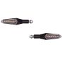 Allextreme EXTSYB2 Dual Tone 6 LED Side Indicator Light Front Rear Universal Fit Turn Signal Lamp for Bikes and Motorcycles (Yellow & Blue, 2 Pcs)