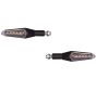 Allextreme EXTSYB2 Dual Tone 6 LED Side Indicator Light Front Rear Universal Fit Turn Signal Lamp for all Bikes and Motorcycles (Yellow & Blue, 2 Pcs)
