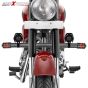 AllExtreme EXU5FB2U5 CREE LED Driving Full Black Fog Light in Aluminum Body with Switch and Mounting Brackets for All Motorcycles and Cars (10W, White Light, 2 PCS)