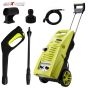 AllExtreme AE-60217M Portable Electric High-Pressure Car Washer with Pressure Washer, Power Hose, Nozzle Gun, Hose Reel and Additional Accessories (1700W, 2030PSI, 1 Year Warranty)