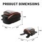Allextreme EXFTB04 Magnetic Fuel Tank Bag with Rain Cover & Multi-Pocket Storage Compartments Universal Fit Accessory for All Motorcycles Bike (1 Pc)