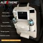 AllExtreme EXCOWPC Universal PU Leather Car Back Seat Organizer Multi Pocket Backseat Bag with Tissue & Bottle Holder (Beige)