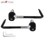 AllExtreme EXCHPCG Universal 7/8" 22mm Motorcycle Handlebar Brake Clutch Levers Hand Protector Guard for Bikes (Chrome)