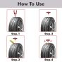 AllExtreme Universal Tubeless Tyre Puncture Repair Kit Flat Tire Puncher Patch Tools (Model 10)