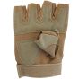 ALLEXTREME Half Finger Bike Gloves (Brown, Large)