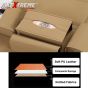 AllExtreme EXCOWPC Universal PU Leather Car Back Seat Organizer Multi Pocket Backseat Bag with Tissue & Bottle Holder (Beige)