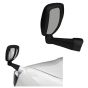 AllExtreme EXWAMB1 Car Bonnet Front Fender Rear Side Mirror Wide Angle View Compatible for Toyota Fortuner and Innova (Black)