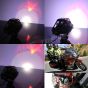 AllExtreme EXU7MW1 U7 Mini CREE LED Fog Light Work Lamp with Hi/Low, Flashing Beam and White Light Angel Eye Ring for Cars and Motorcycles (12W, White Light, 1 PC)
