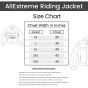 Allextreme TURBO Unisex All weather Adult Motorcycle Riding Jacket with Impact Protection Back & Elbow Guard Reflective Stickers and Abrasion Resistance (3XL, Neon Green Blue)