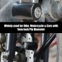 AllExtreme EXHDBL3 Heavy Duty Disc Brake Lock Anti Theft Stainless Steel 7mm Pin Wheel Locking Security Lock for Bike and Motorcycle (Black)