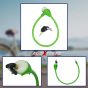 AllExtreme EXMSHL3 Heavy Duty Helmet Lock Anti-Theft Multipurpose Steel Cable Safety Lock With 2 Keys for Bike, Bicycle & Cycle (Color may Vary)