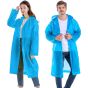 Allextreme EVA Waterproof Unisex Rain Coat Hooded Full Sleeves Outdoor Men, Women, Boys & Girls Rainwear Poncho Raincoat for Camping, Hiking & Travelling (1 Pc, Blue)