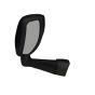 AllExtreme EXWAMB1 Car Bonnet Front Fender Rear Side Mirror Wide Angle View Compatible for Toyota Fortuner and Innova (Black)